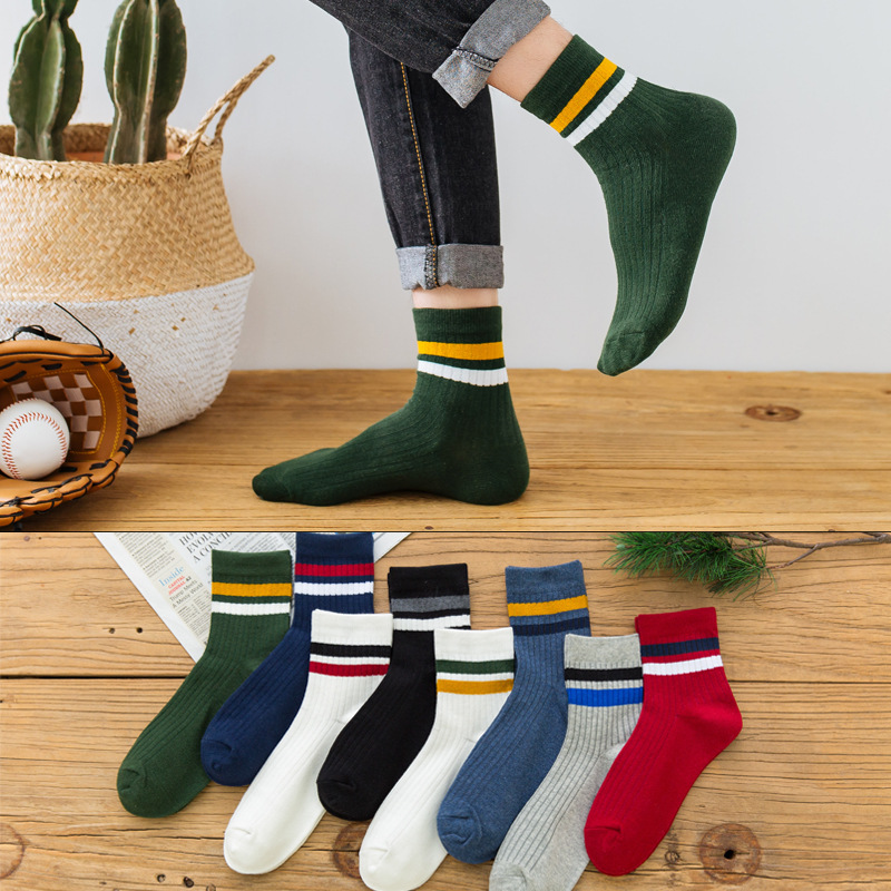 3 Pairs/Pack Cotton Mens Socks - Cotton Crew Sock Pack 리뷰 및 가격