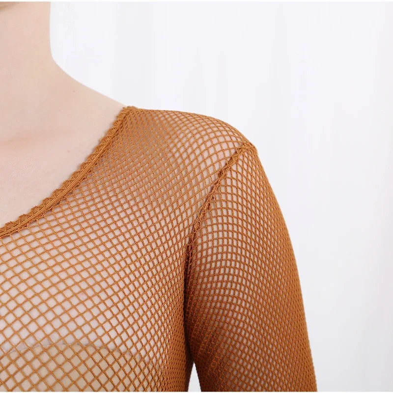 Latin Dance Full Body Jumpsuit - Fishnet Stocking Women 리뷰 및 가격