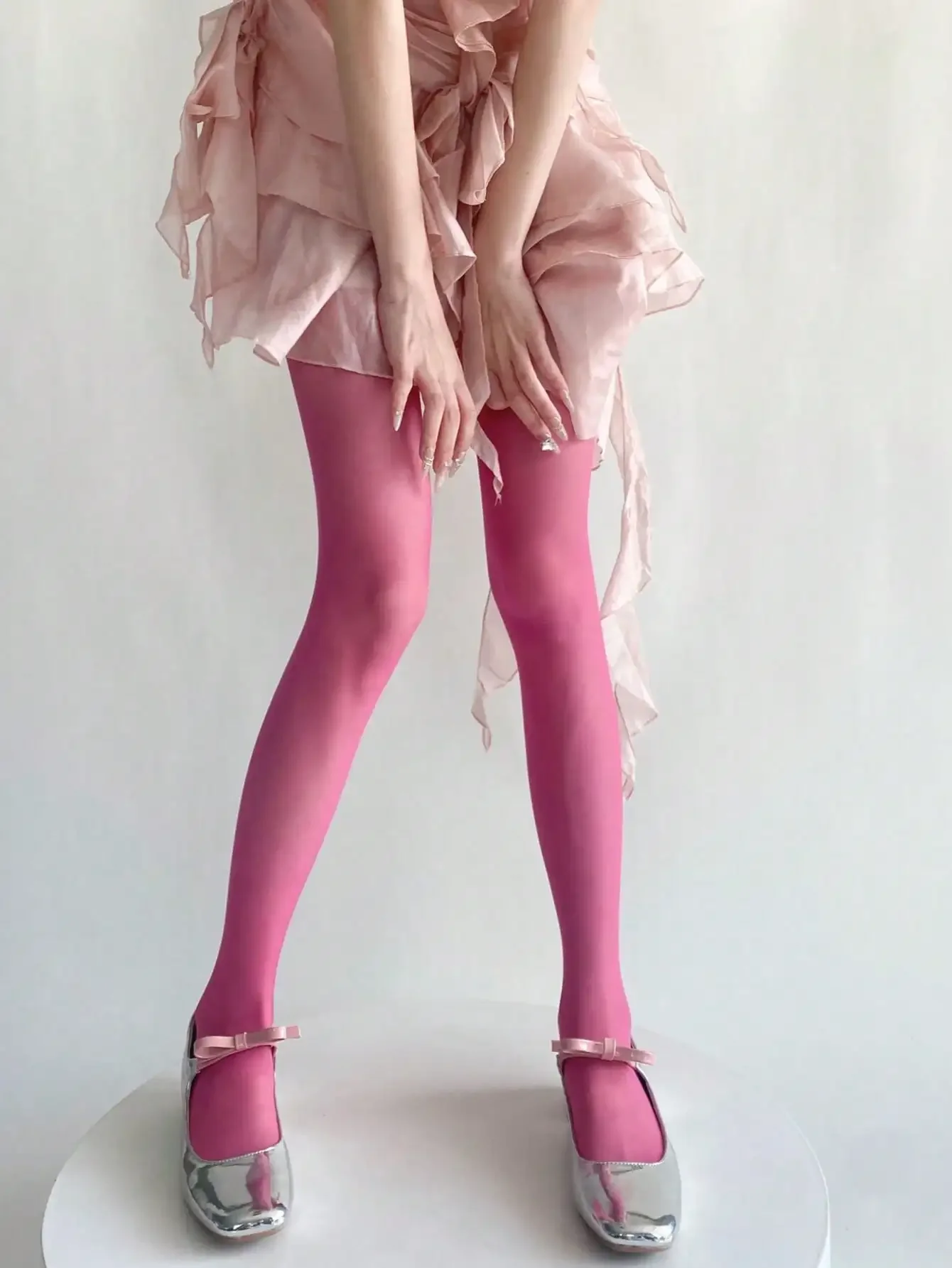 1 Pair Women's Shimmery Aurora - Tights Pantyhose Sheer 리뷰 및 가격