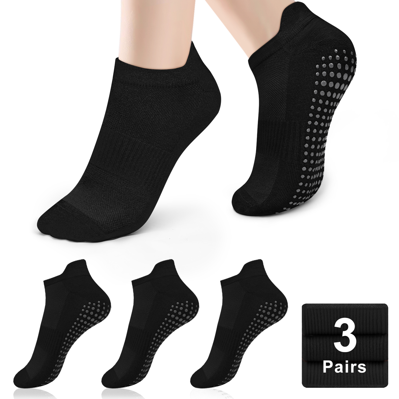 3 Pairs Yoga Socks Women Cotto - Grip Sock Yoga 리뷰 및 가격