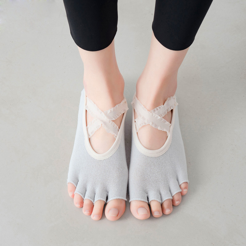 Five Finger Yoga Socks Lace Cr - Grip Sock Yoga 리뷰 및 가격