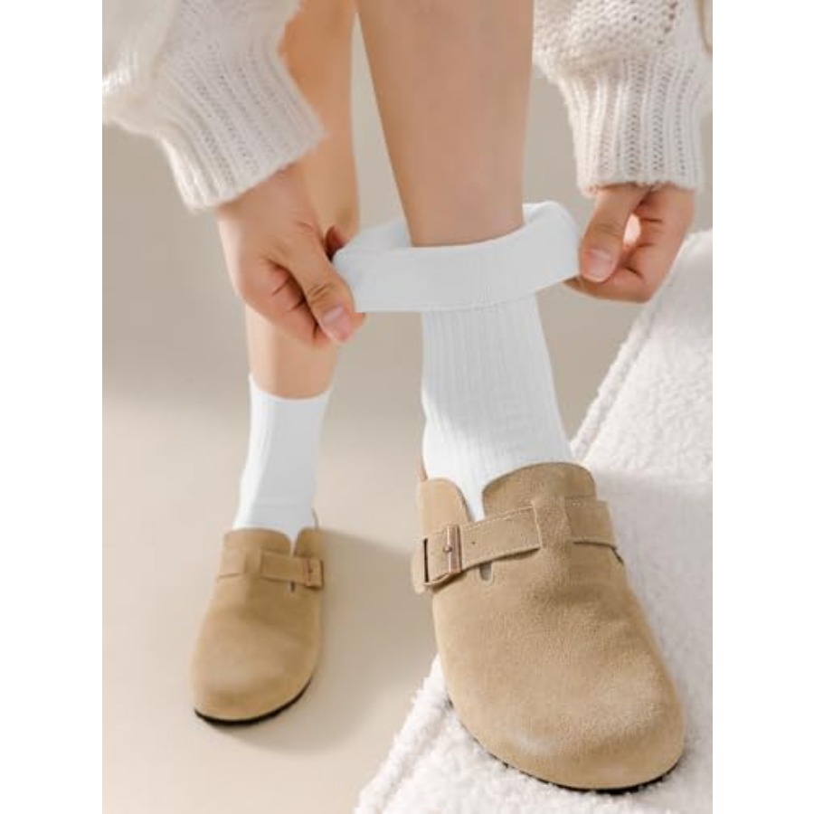 DOKUTOKU Womens Crew Socks Siz - Cotton Crew Sock Pack 리뷰 및 가격