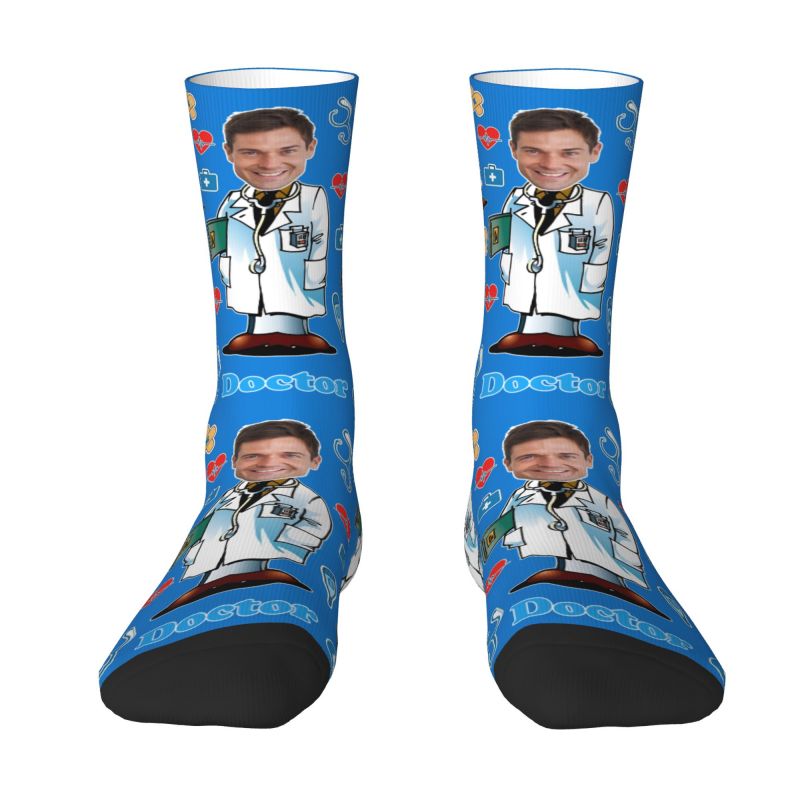 Doctor Custom Men Women Crew S - Dress Sock Men 리뷰 및 가격