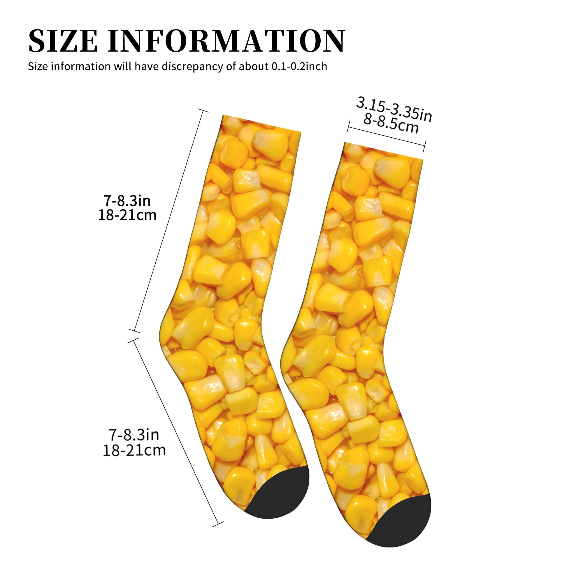 It's Corn Yellow Corn Kernels  - Dress Sock Men 리뷰 및 가격